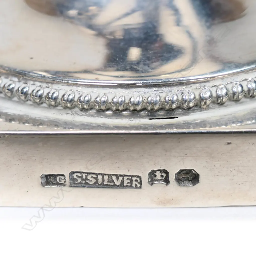 19thC New Zealand Frank Grady silver tall pedestal cream jug Image 1++